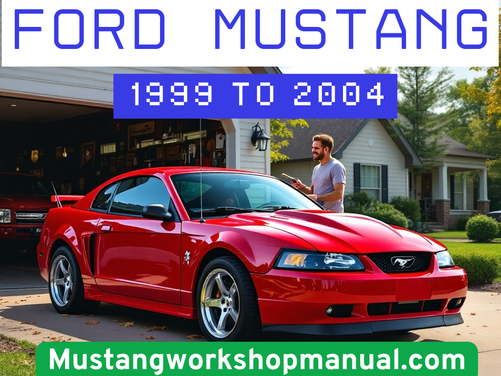 Ford Mustang 1999-2004 New Edge model - Fourth generation with sharp styling and powerful V8 engine